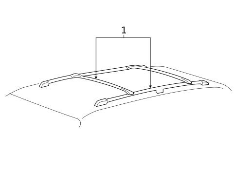 Luggage Carrier for 2005 Kia Sedona #1
