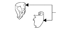 9977318120201C - Body: Interior Rear View Mirror Cover for Porsche Image