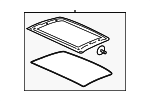 9P1898516A - Body: Sunroof Glass for Porsche Image