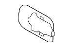 7L0837209A - Body: Handle, Outside Gasket for Volkswagen: Touareg Image