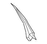 68084354AB - Body: Gutter Extension for Fiat: 500 Image