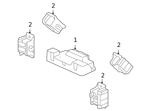 Tire Pressure Monitor Components for 2006 Acura RL #0