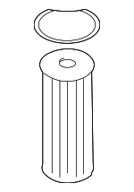 71115562A - Engine: Filter Element for Volkswagen: Beetle, CC, Eos, EuroVan, Golf, Jetta, Passat, R32 Image