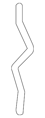 497257B410 - Steering: Power Steering Return Hose for Nissan Image