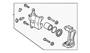 58180L0AZA - : Disc Brake Caliper for Hyundai Image
