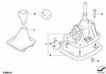 25127507080 - Gearshift: Gear Shifting Steptronic, Smg for BMW: 325Ci, 325i, 330Ci, 330i, 525i, 530i, 545i, 550i Image image