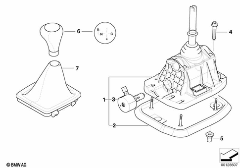 Gearshift Manual Transmission for 2005 BMW 545i #1
