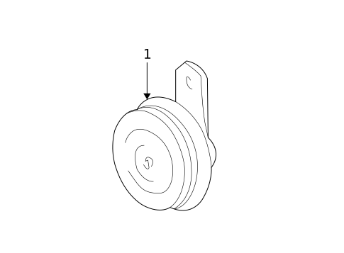 Horn for 2005 Toyota Corolla #0