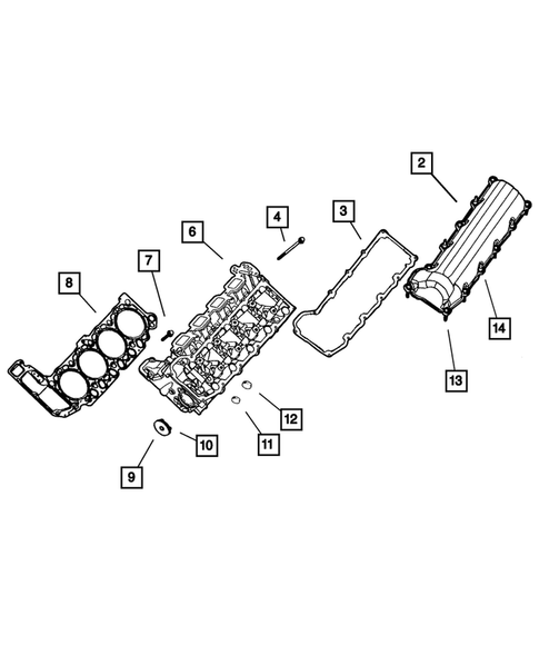 Cylinder Head for 2005 Jeep Grand Cherokee #0