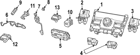Electrical Components for 2025 Jeep Grand Cherokee #0
