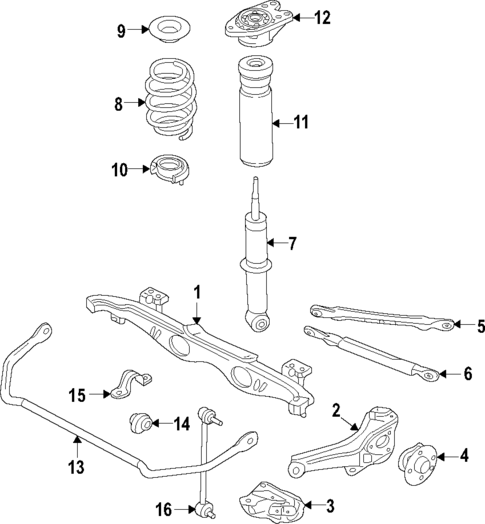 Rear Suspension for 2024 BMW M235i xDrive Gran Coupe #0
