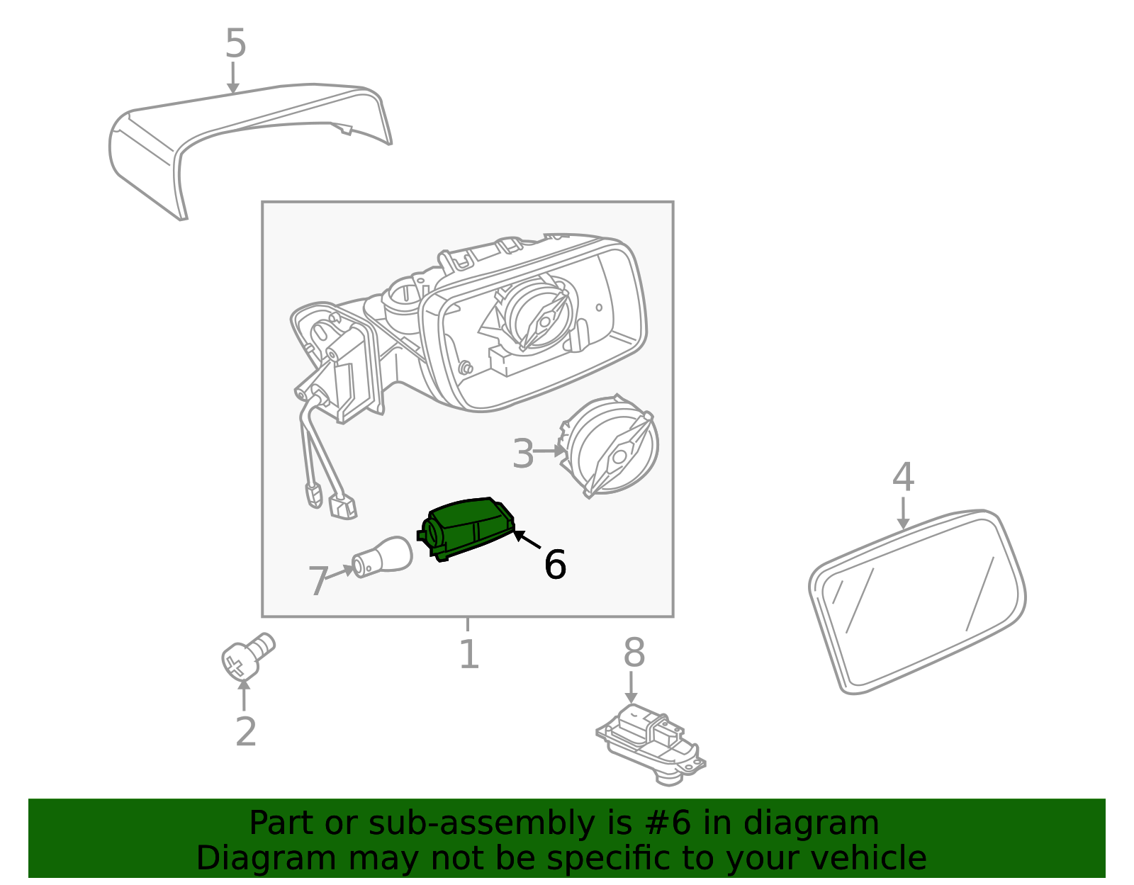 2005-2015 Land Rover Puddle Lamp CTZ500010 | OEM Parts Online