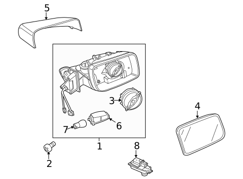 Mirrors for 2012 Land Rover Range Rover Sport #0