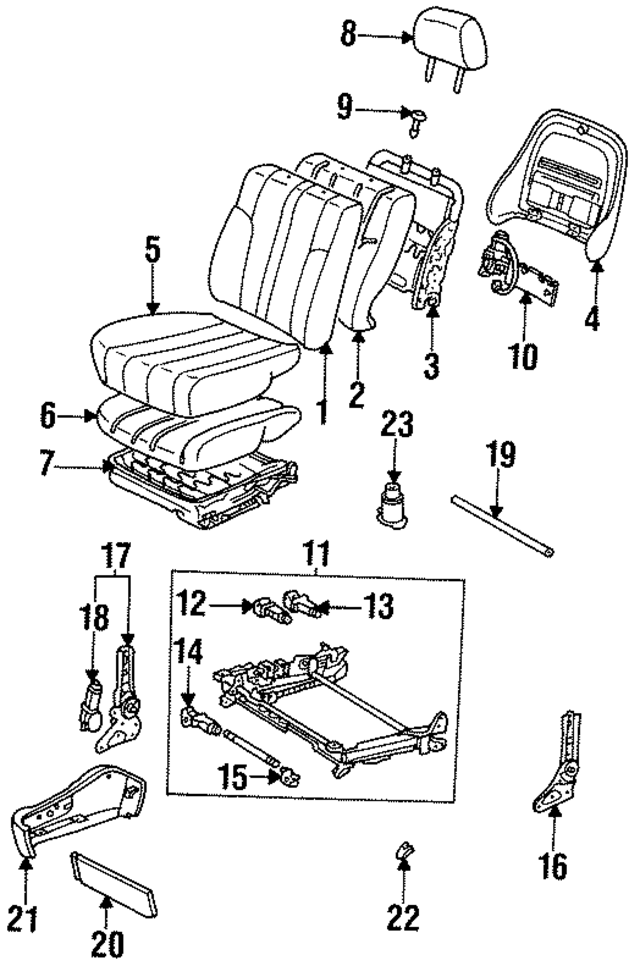 7191030700B0 - Body: Headrest for Lexus Image