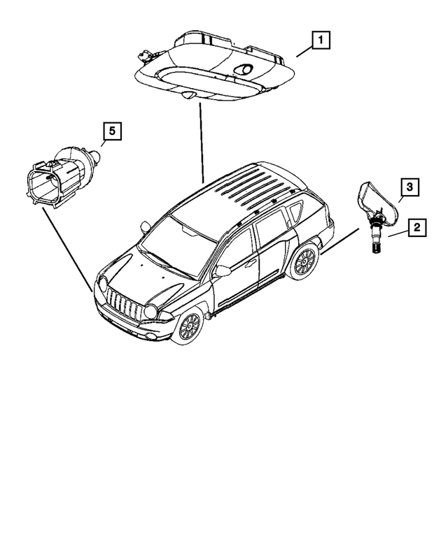 68001743AC - Electrical: Mounting Hardware Kit for Mopar Image