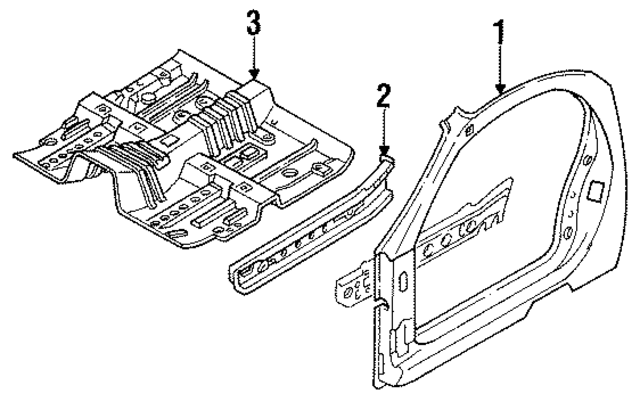 FDY171200 - : Uniside Assembly for Mazda Image