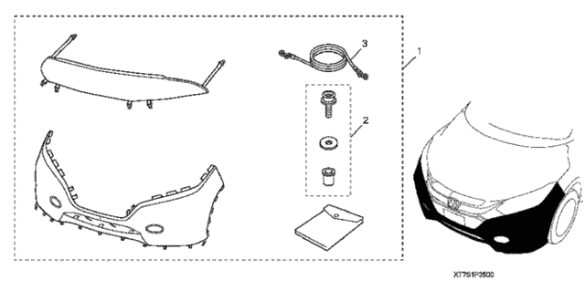 Nose Mask (Full) for 2018 Honda HR-V #0