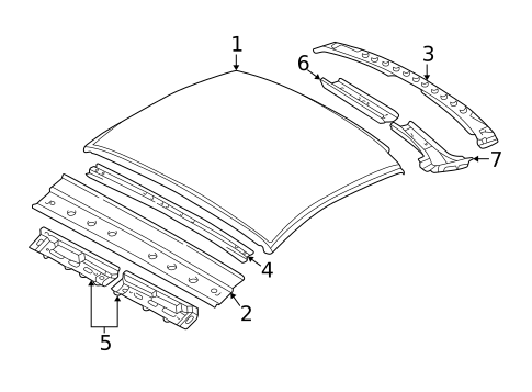 Roof & Components for 2003 Audi TT Quattro #0
