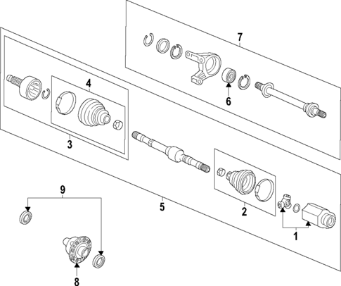 Differential for 2025 Honda Civic #0