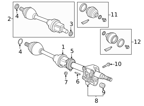 Drive Axles for 2025 Volvo EC40 #9