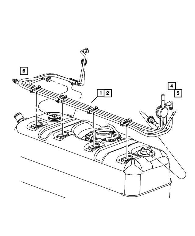 « 52100489AG –  : Conduites D'alimentation En Carb Et De Vapeur Faisceau pour Mopar Image »