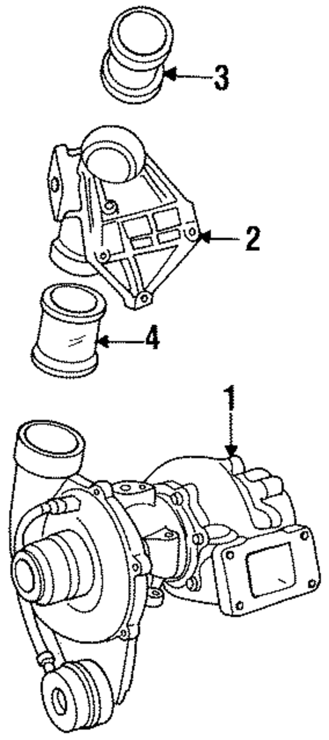 40964899 - Engine: Turbocharger for Mercedes-Benz Image