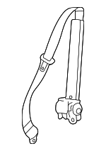 8890238660 - : Lap &amp; Shoulder Belt for Isuzu Image