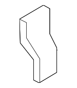 3C9827351B9B9 - Body: Hinge Cover for Volkswagen: Passat Image