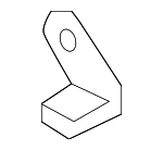 3C9827830C - : Lift-Gate Hinge Bracket for Volkswagen: Passat Image