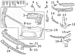 4M0807154AGRU - Body: Valance Panel for Audi Image