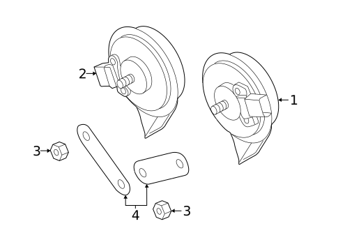 Horn for 2025 Volkswagen Atlas #0