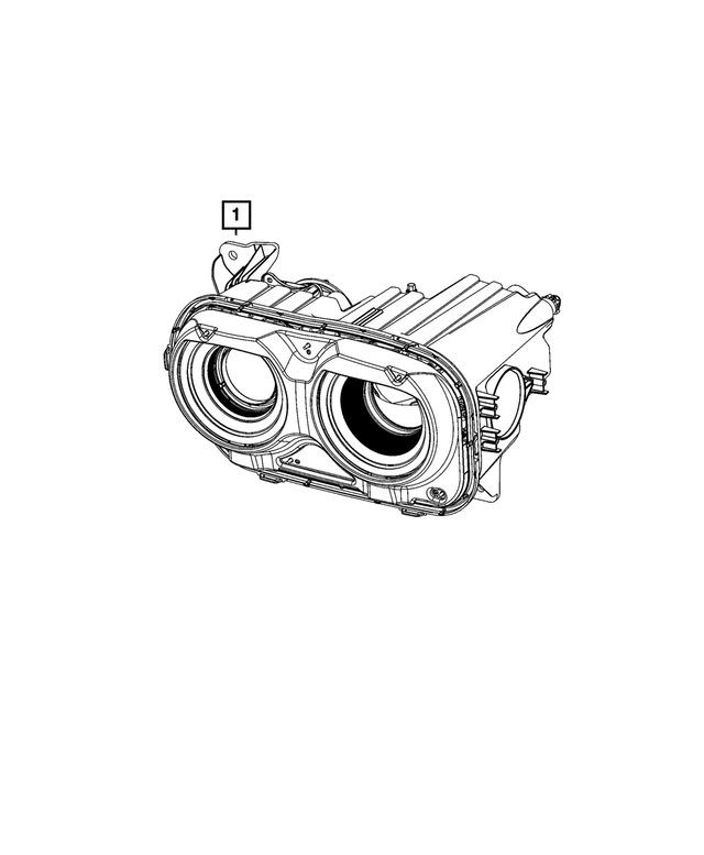 68323330AD - Electrical: Headlamp, Right for Dodge: Challenger Image
