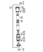 52123202AE - Front Axle; American Axle 235 MM Dual Rear Wheels; Differential and Drive Line: Drive Shaft for Mopar Image