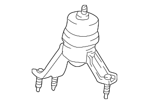 1237174530 - Engine: Engine Mount (Rear) for Toyota: Camry, Solara Image