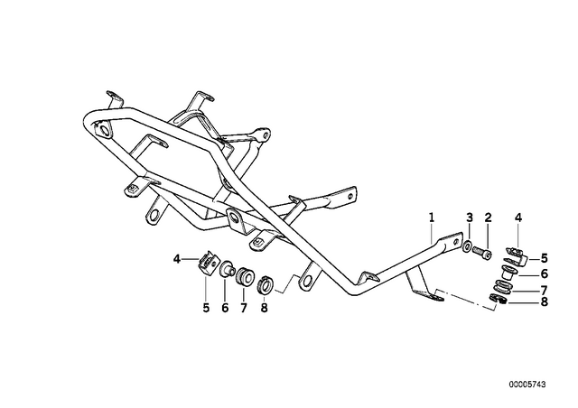 46632313026 - : Fairing Bracket           for BMW-Motorrad Image
