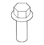 PYP000221 - Cooling System: Lower Insulator Screw for Land-Rover Image