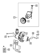 R8059524AK - Steering: Power Steering Pump, Remanufactured for Mopar Image