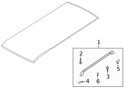 Luggage Carrier for 2005 Mitsubishi Outlander #0