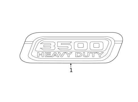 Exterior Trim - Hood for 2023 Ram 3500 #0