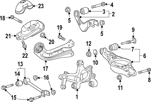 Rear Suspension for 2023 Toyota Prius #1