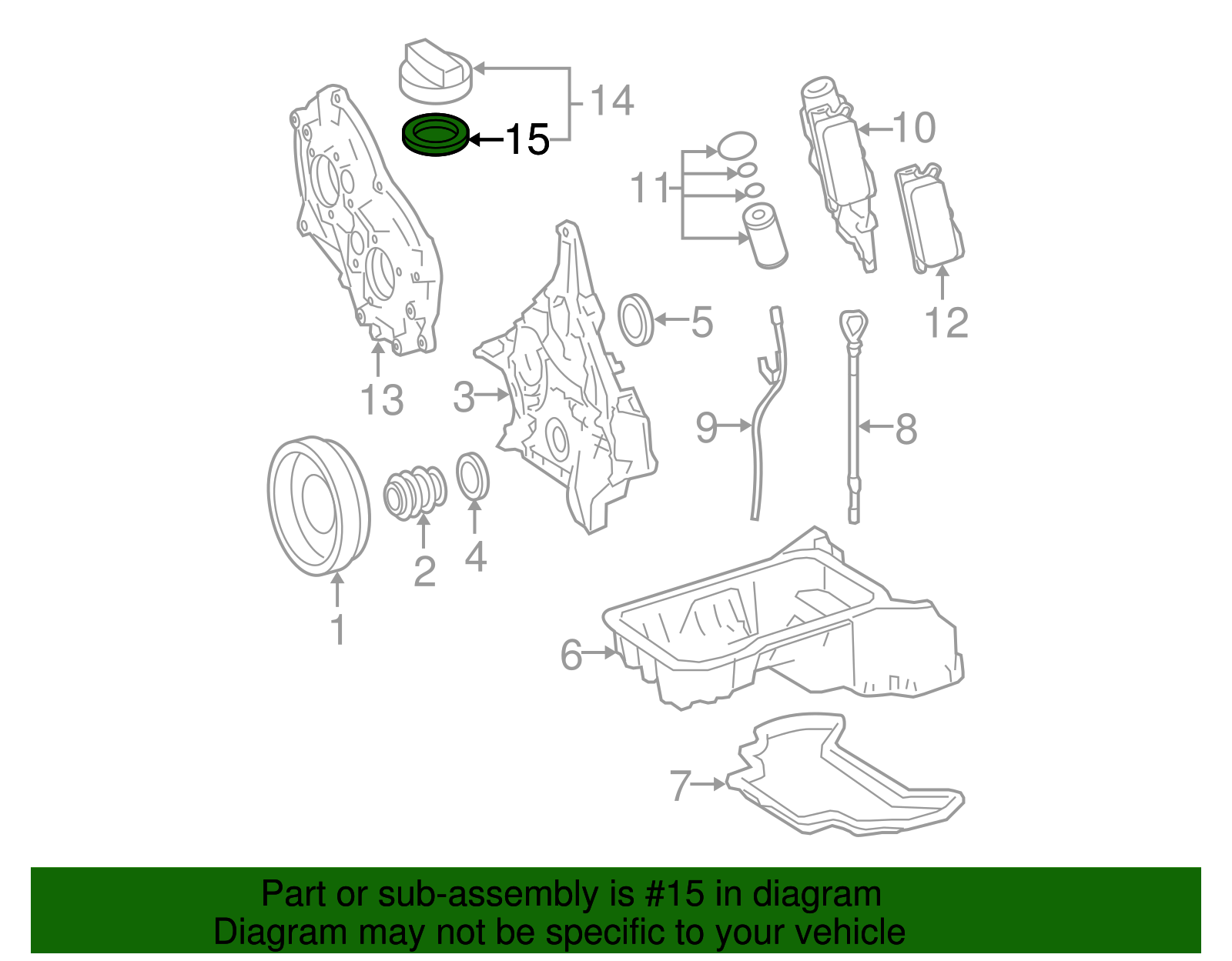 Mercedes-Benz, Sprinter Oil Filler Cap Gasket (Sprinter T1N NCV3 VS30