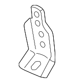 DS7Z54044G22A - Body: Lower Bracket for Ford: Edge, Fusion, Police Responder Hybrid, SSV Plug-In Hybrid | Lincoln: Continental, MKX, MKZ, Nautilus Image