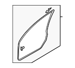 C23559760G - : Surround Weather-Strip - Driver's Side (LH) for Mazda: 5 Image