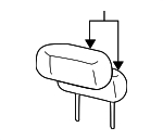 YC3Z78611A08BAA - Body: Headrest for Ford: Excursion Image