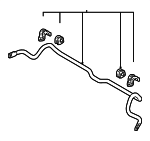 54810BE000 - Suspension: Stabilizer Bar for Hyundai: Kona, Kona Electric Image