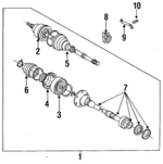 4304932030 - Suspension: Shaft for Toyota Image image