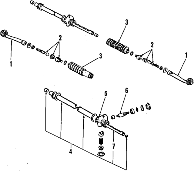 48010W2202 - : Steering Gear for Nissan Image