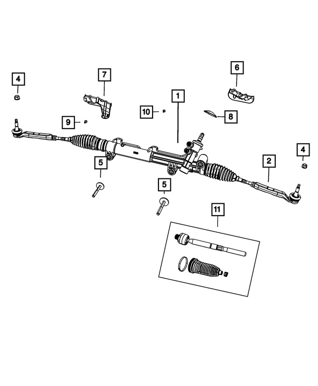 4584572AF - Steering: Rack And Pinion Gear for Mopar Image image