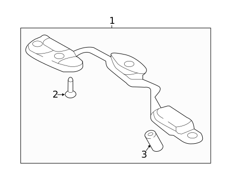 License Lamps for 2018 Kia Sorento #0
