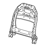 68260534AC - Body: Seat Back Frame for Chrysler: 200 | Dodge: Dart | Jeep: Cherokee Image